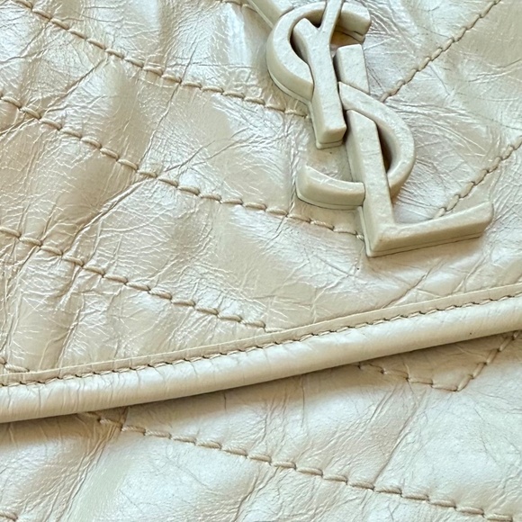 Saint Laurent YSL Medium Niki bag in "Blanc" Vintage Leather/MINT CONDITION! - Picture 9 of 16
